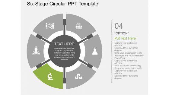 Circular Free PowerPoint Slide