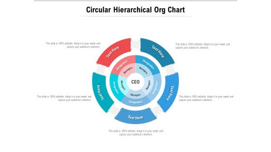 Circular Hierarchical Org Chart Ppt PowerPoint Presentation Ideas File Formats