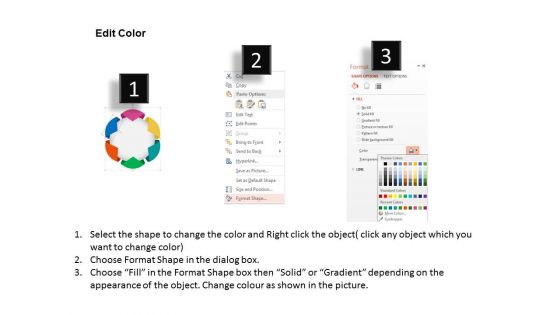 Circular Infographic For Management Process Powerpoint Templates