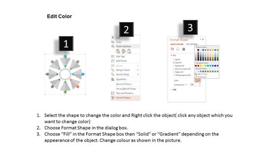 Circular Process Arrows Infographic Diagram Powerpoint Template