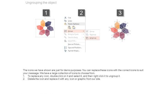 Circular Process Flow Diagram Powerpoint Slides