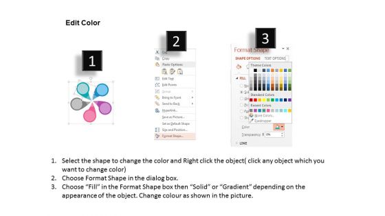 Circular Process Infographic Diagram Powerpoint Templates