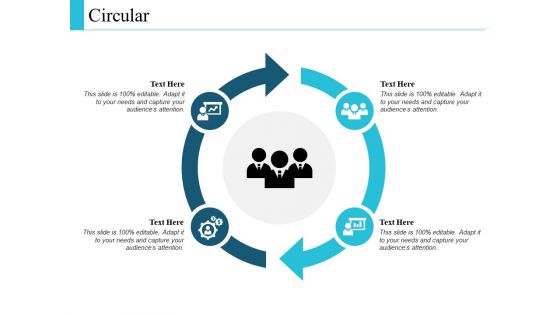 Circular Process Management Ppt PowerPoint Presentation Ideas Show