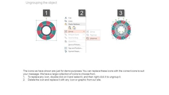 Circular Steps For Market Entry Strategy Powerpoint Slides