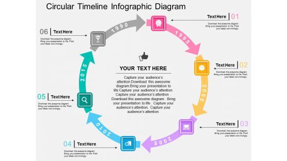 Circular Timeline Infographic Diagram Powerpoint Template Circular Timeline Infographic Diagram Powerpoint Template