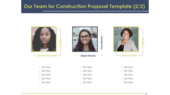 Civil Building Construction Proposal Ppt PowerPoint Presentation Complete Deck With Slides