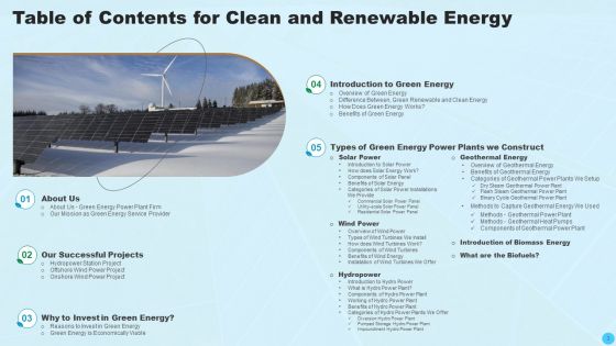 Clean And Renewable Energy Ppt PowerPoint Presentation Complete Deck With Slides