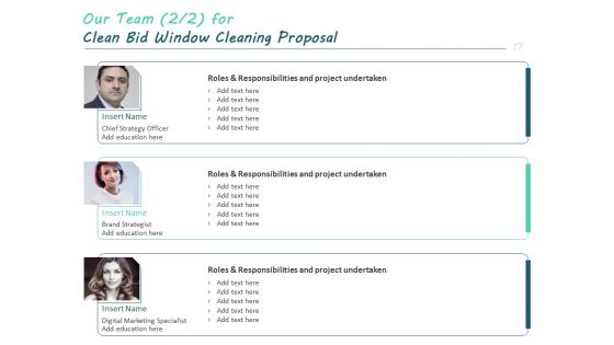 Clean Bid Window Cleaning Proposal Ppt PowerPoint Presentation Complete Deck With Slides