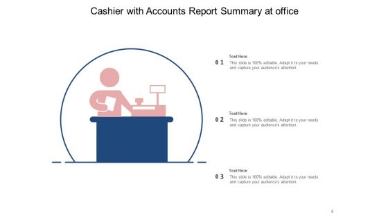 Clerk Sales Report Payment Counter Ppt PowerPoint Presentation Complete Deck