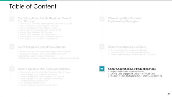 Client Acquisition Cost For Customer Retention Ppt PowerPoint Presentation Complete Deck With Slides
