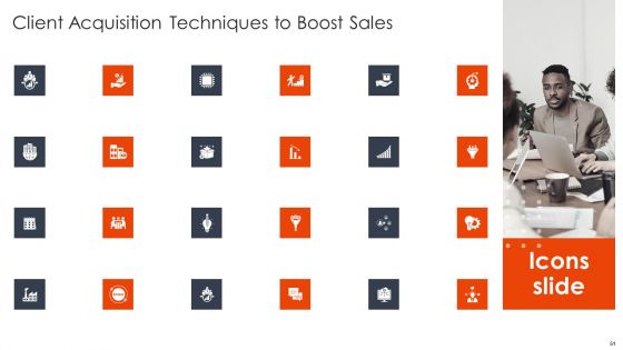Client Acquisition Techniques To Boost Sales Ppt PowerPoint Presentation Complete Deck With Slides