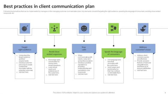 Client Communication Plan Ppt PowerPoint Presentation Complete Deck With Slides