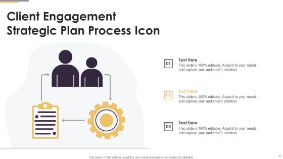 Client Engagement Strategic Plan Ppt PowerPoint Presentation Complete Deck With Slides