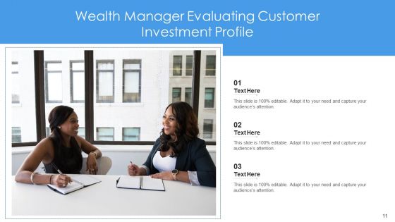 Client Investment Profile Manager Evaluating Ppt PowerPoint Presentation Complete Deck With Slides