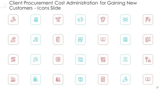 Client Procurement Cost Administration For Gaining New Customers Ppt PowerPoint Presentation Complete Deck With Slides