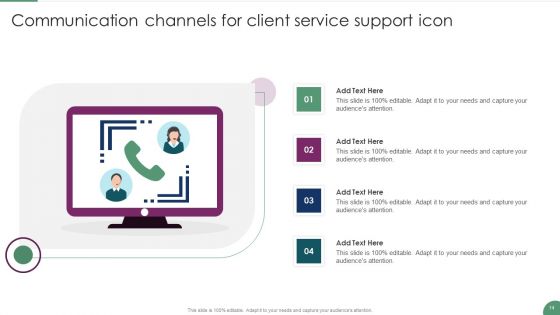 Client Service Communication Channels Ppt PowerPoint Presentation Complete Deck With Slides