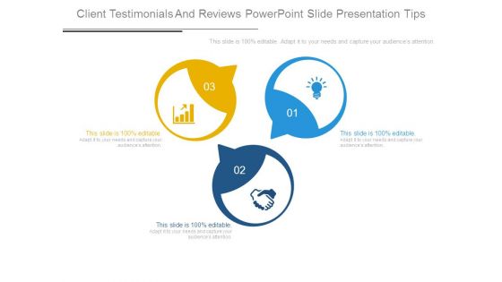 Client Testimonials And Reviews Powerpoint Slide Presentation Tips