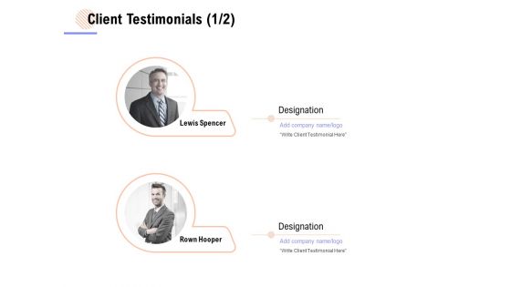 Client Testimonials Business Ppt PowerPoint Presentation Outline Files