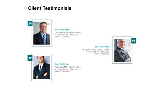 Client Testimonials Communication Ppt PowerPoint Presentation Icon Themes