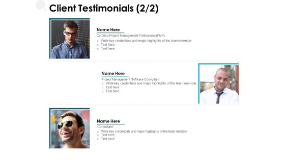 Client Testimonials Introduction Ppt PowerPoint Presentation Pictures Inspiration
