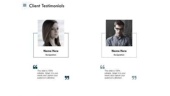 Client Testimonials Ppt Powerpoint Presentation File Elements