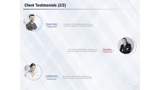 Client Testimonials Ppt PowerPoint Presentation Gallery Graphics Design