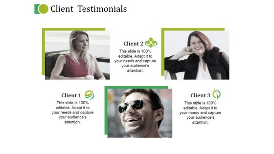 Client Testimonials Ppt PowerPoint Presentation Inspiration Designs Download