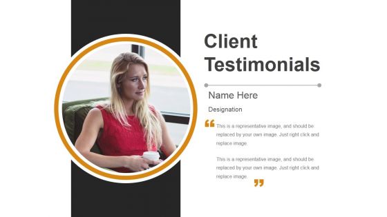 Client Testimonials Template 3 Ppt PowerPoint Presentation Visual Aids Infographic Template