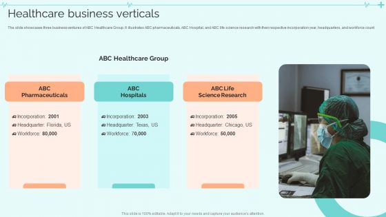 Clinical Services Company Profile Healthcare Business Verticals Microsoft PDF