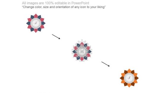Clock For Strategic Time Management And Business Vision Powerpoint Slides