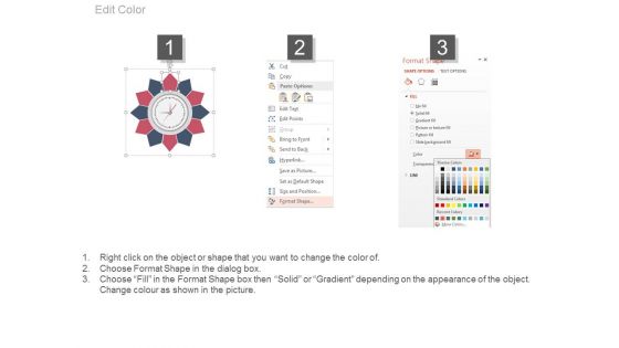 Clock For Strategic Time Management And Business Vision Powerpoint Slides