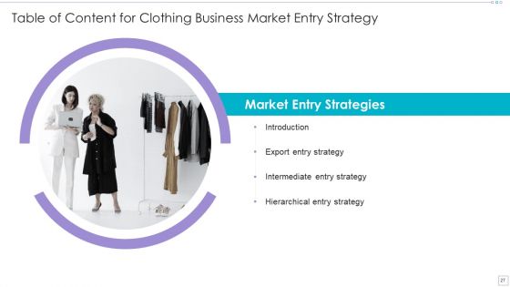 Clothing Business Market Entry Strategy Ppt PowerPoint Presentation Complete Deck With Slides