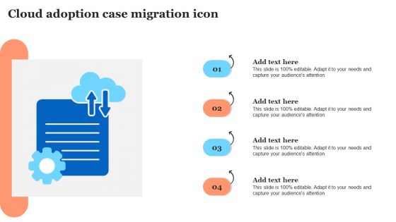 Cloud Adoption Case Migration Icon Topics PDF