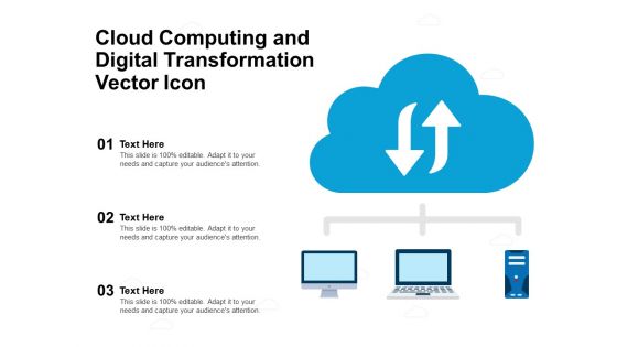 Cloud Computing And Digital Transformation Vector Icon Ppt PowerPoint Presentation Outline Sample PDF