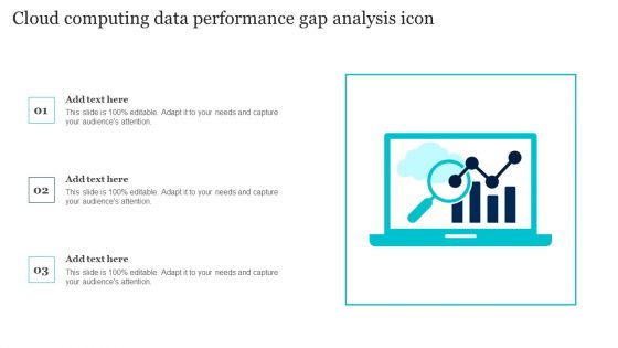 Cloud Computing Data Performance Gap Analysis Icon Microsoft PDF