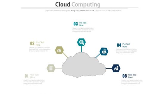 Cloud Computing Global Technology Illustration Powerpoint Template