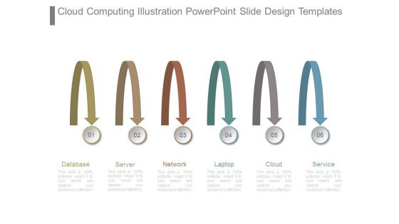 Cloud Computing Illustration Powerpoint Slide Design Templates