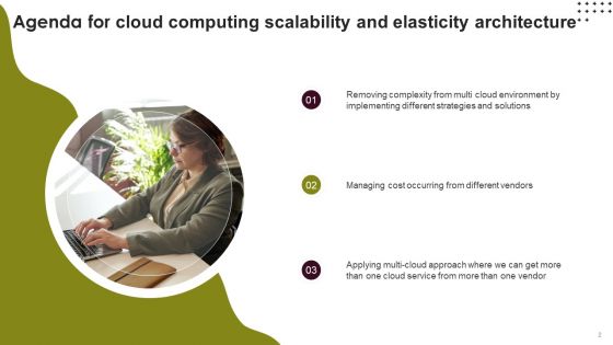 Cloud Computing Scalability And Elasticity Architecture Ppt PowerPoint Presentation Complete Deck With Slides