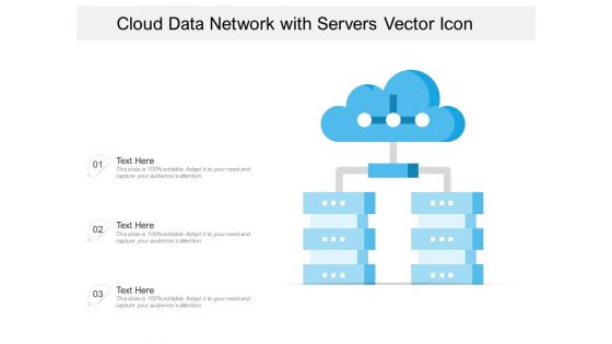 Cloud Data Network With Servers Vector Icon Ppt PowerPoint Presentation Gallery Outline PDF