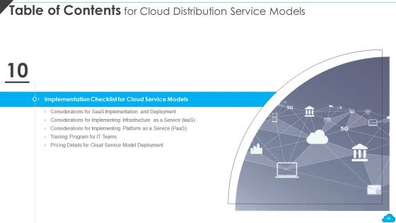 Cloud Distribution Service Models Ppt PowerPoint Presentation Complete With Slides