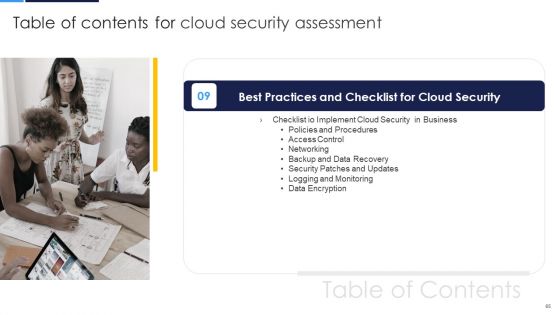 Cloud Security Assessment Ppt PowerPoint Presentation Complete Deck With Slides