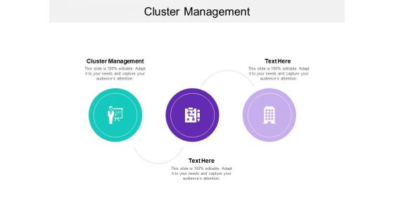 Cluster Management Ppt PowerPoint Presentation Slides Icons Cpb Cluster Management Ppt PowerPoint Presentation Slides Icons Cpb