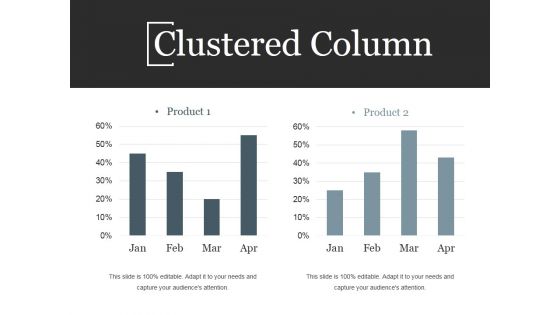 Clustered Column Ppt PowerPoint Presentation Information