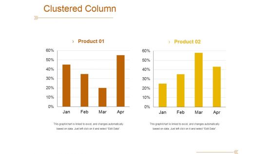 Clustered Column Template 1 Ppt PowerPoint Presentation Outline File Formats Clustered Column Template 1 Ppt PowerPoint Presentation Outline File Formats