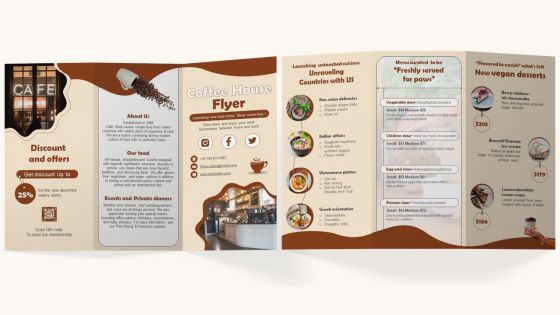 Coffee House Flyer Trifold