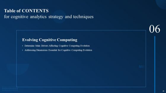 Cognitive Analytics Strategy And Techniques Ppt PowerPoint Presentation Complete Deck With Slides