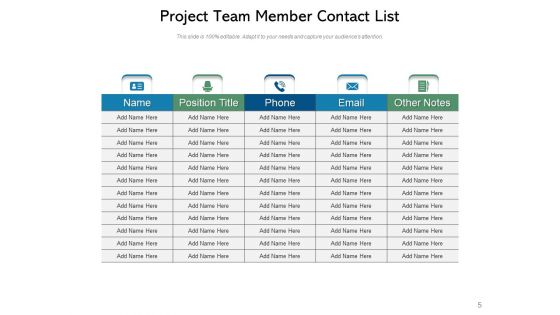 Colleague List Project Infographic Ppt PowerPoint Presentation Complete Deck