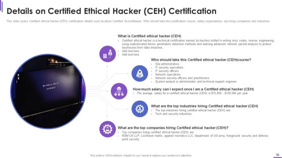 Collection Of Information Technology Certifications Ppt PowerPoint Presentation Complete With Slides
