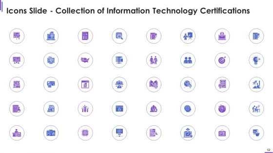 Collection Of Information Technology Certifications Ppt PowerPoint Presentation Complete With Slides