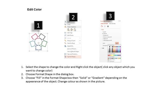 Colorful Infographics For Business Process Powerpoint Templates